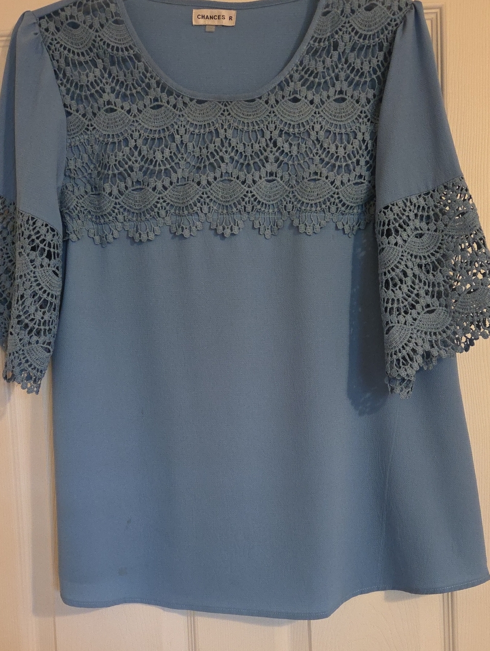 Scallopped Design Blouse
